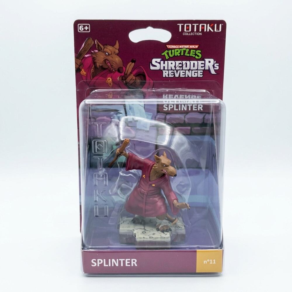 TOTAKU Splinter #11 TMNT Shredder’s Revenge Figure Geeknet Nickelodeon Sealed